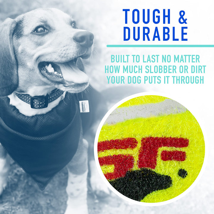 Franklin Pet Supply RSF Squeak Mini 1.75" Tennis Balls - Dog Toy Squeaks When Squeezed - (Pack of 12) - for Small Dogs - Squeaker Noise 12 Pack - Mini Size