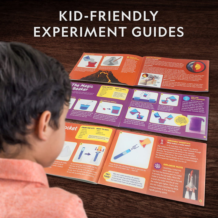 NATIONAL GEOGRAPHIC Mega Science Lab - Science Kit for Kids with 75 Easy Experiments, Featuring Earth Science, Chemistry Set, and Science Magic STEM Projects for Boys and Girls ( Exclusive) Mega Science Bundle