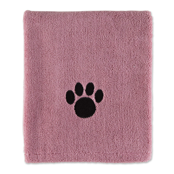 Bone Dry Pet Grooming Towel Collection Absorbent Microfiber X-Large, 41x23.5", Embroidered Rose 41x23.5"