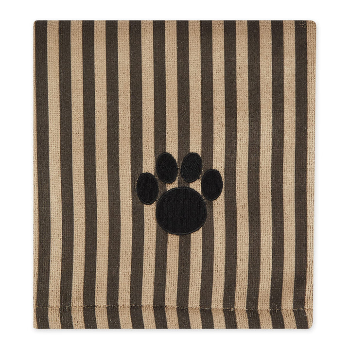 Bone Dry Pet Grooming Towel Collection Absorbent Microfiber X-Large, 41x23.5", Striped Brown 41x23.5"