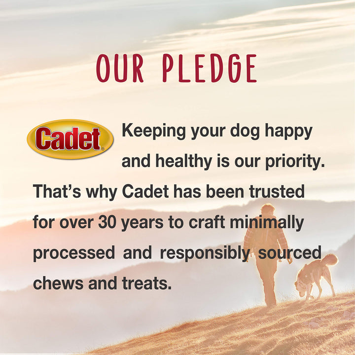 Cadet Gourmet Sweet Potato & Chicken Wraps Dog Treats - Healthy and Natural Chicken and Sweet Potato Dog Training Treats for Small & Large Dogs - Inspected & Tested in USA (28 oz.) 28 Ounce (Pack of 1)