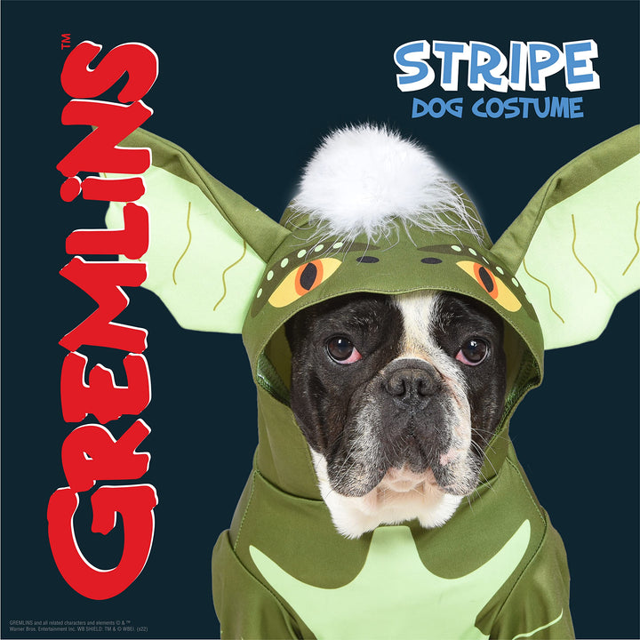 Warner Bros Horror Gremlins Halloween Costume for Dogs with Hood, Size XL | Dog Halloween Costumes, Scary Costumes | Officially Licensed Gremlins Pet Products X-Large Green