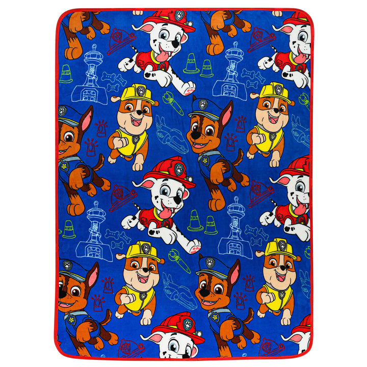 Franco Kids Bedding Super Soft Plush Throw Blanket, 46 in x 60 in, Paw Patrol