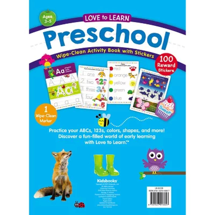 Preschool, Wipe-Clean Activity Book, Spiral Bound