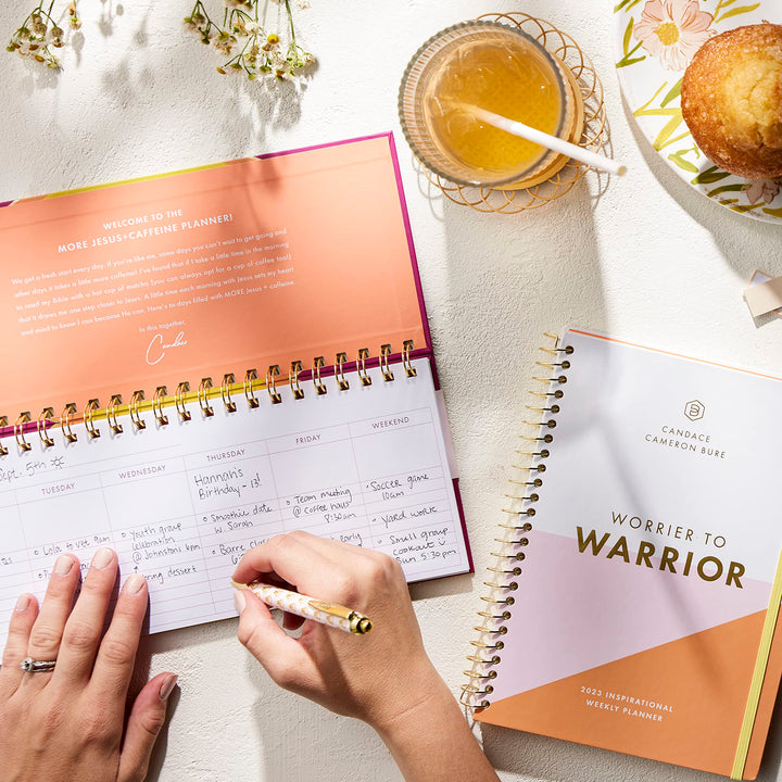 Worrier to Warrior: An Inspirational 12 Month 2023 Weekly/Monthly Planner