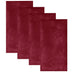 Elrene Home Fashions Caiden Elegance Damask Fabric Napkins (Set of 4), 17" x 17", Cranberry 4 Count Napkins (Set of 4) 17" x 17"