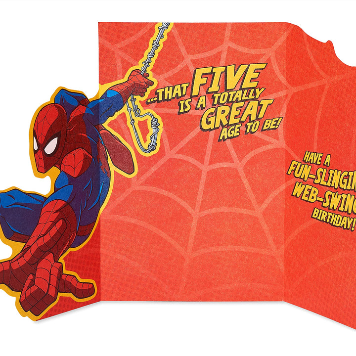 American Greetings 5th Birthday Card (Spiderman)