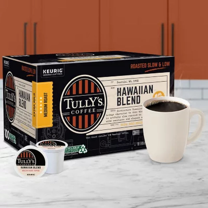 Tully'S Coffee K-Cup Pods, Hawaiian Blend (100 Ct.)