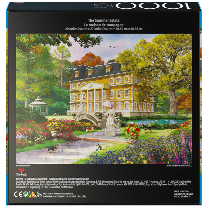 2-Pack of 1000-Piece Jigsaw Puzzles, Pine Cabin & Summer Estate | Puzzles for Adults and Kids Ages 8+,  Exclusive