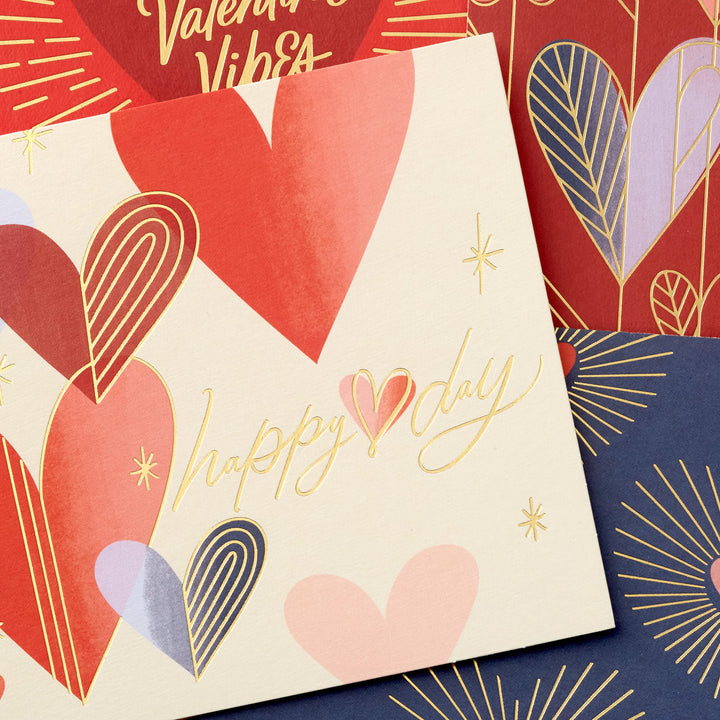 Hallmark Valentines Day Cards Assortment, 24 Cards and Envelopes (Heart Deco) Valentine Heart Deco Card Assortment