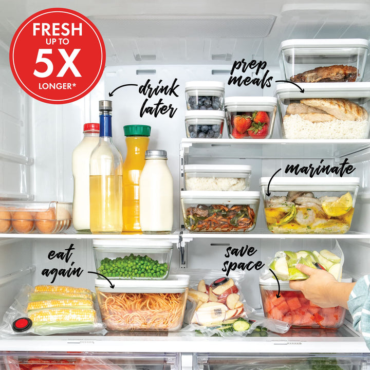 ZWILLING Fresh & Save Small Lunch Box, Airtight Food Storage Container, Meal Prep Container, BPA-Free, Semi-transparent