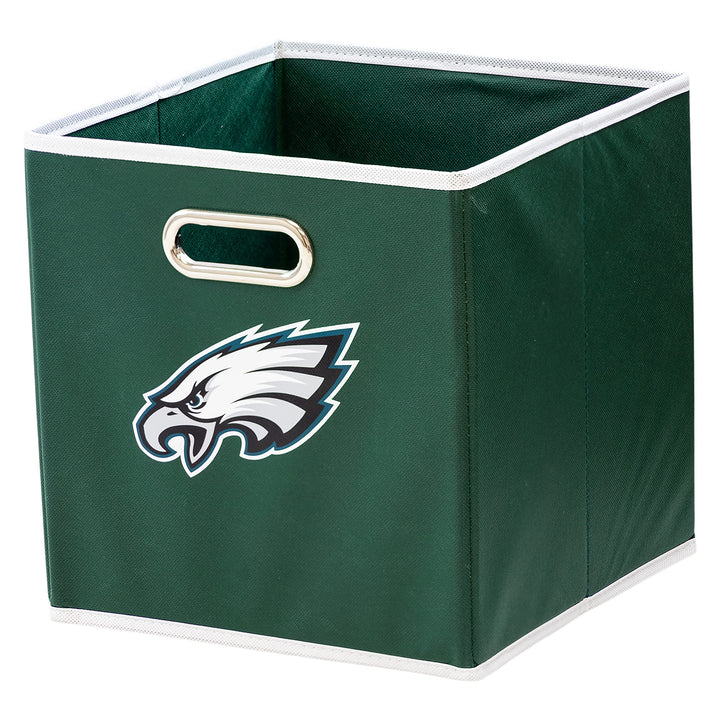 Franklin Sports NFL Storage Bins - Collapsible Cube Container + Storage Basket - NFL Office, Bedroom + Living Room Décor - 11"x11" Las Vegas Raiders