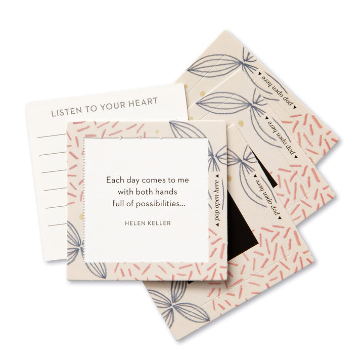 Compendium ThoughtFulls Pop-Open Cards — Inspire Her — 30 Pop-Open Cards, Each with a Different Inspiring Message Inside