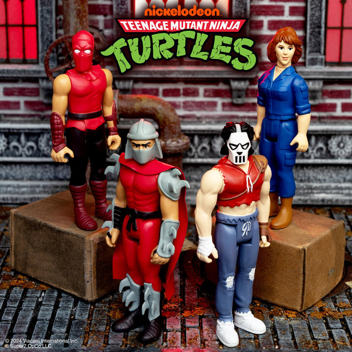 Super7 Teenage Mutant Ninja Turtles Reaction Figures Wave 11 - April O'Neil (Comic Color) Action Figure April O'Neil - Comic Color