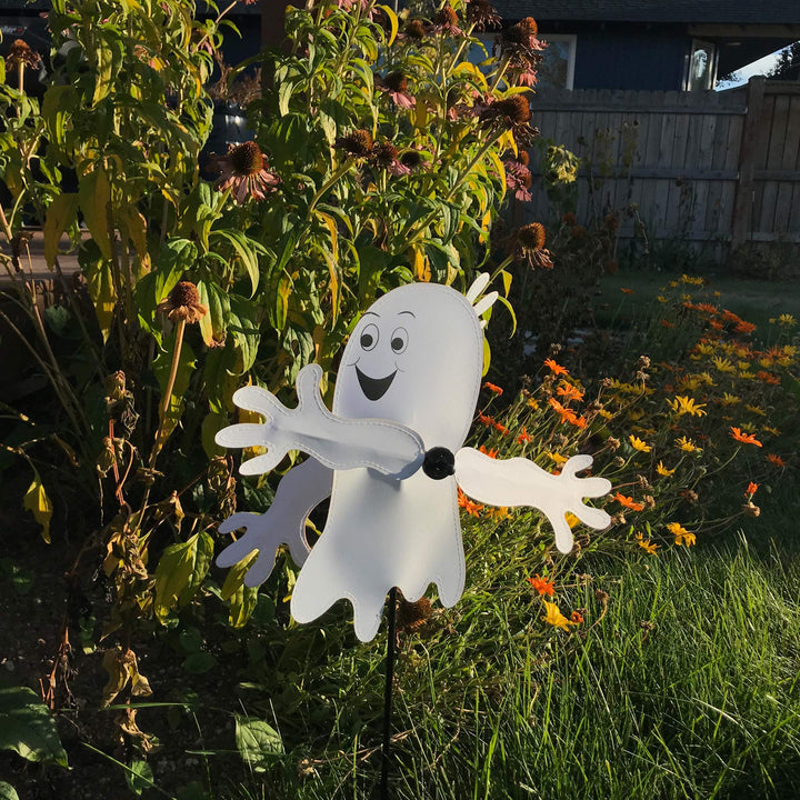 In the Breeze 2561 Ghost Baby Whirligig Spinner-Halloween Garden Decoration