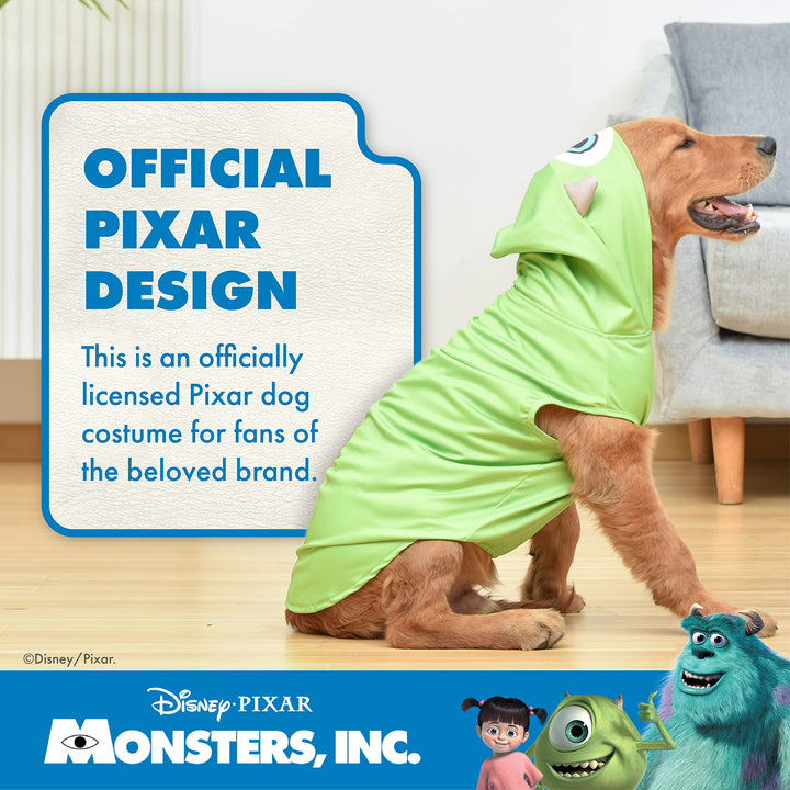 Halloween Monsters Inc. Mike Wazowski Costume for Dogs - Halloween Costumes for Dogs - Mike Wazowski Dog Costume - Disney Dog Halloween Costume, XX-Large Small