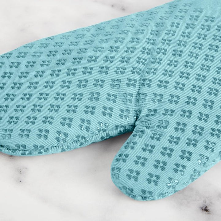 KitchenAid Asteroid Oven Mitt 2-Pack Set, Mineral Water Aqua, 7"x12.5"