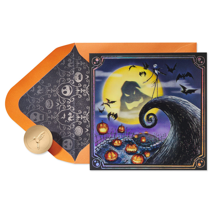 Papyrus Nightmare Before Christmas Halloween Card (Trick or Scream) Trick or Scream