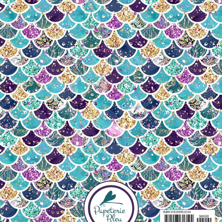 Mermaid Vibes: 2019-2020 Weekly Planner: July 1, 2019 to June 30, 2020: Weekly & Monthly View Planner, Organizer & Diary: Purple & Teal Scales 6194