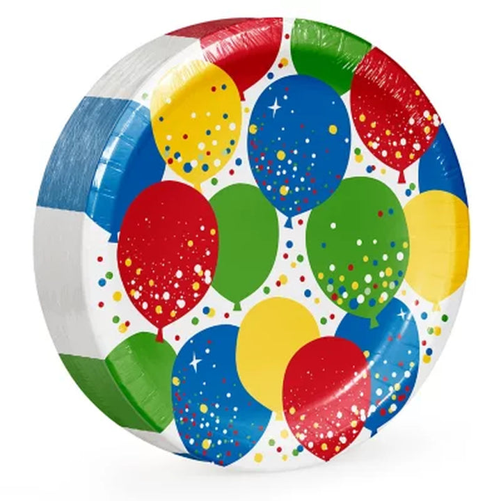 Artstyle Balloon Sparkles Birthday Paper Plates & Napkins Kit 285 Ct.