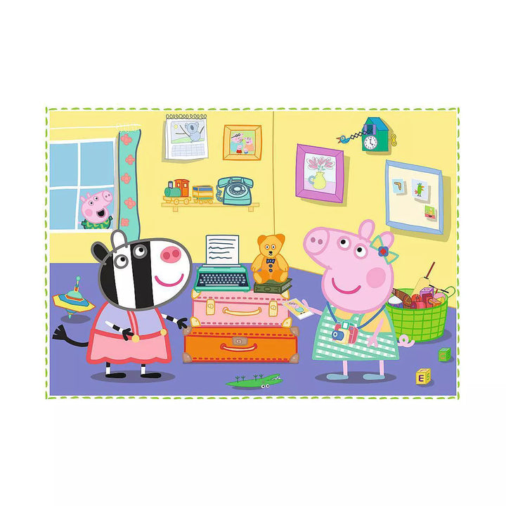 Trefl Peppapig 4 in 1 Jigsaw Puzzle - 71Pc: Educational Toy for Toddlers, Creative Thinking, Ages 3-4