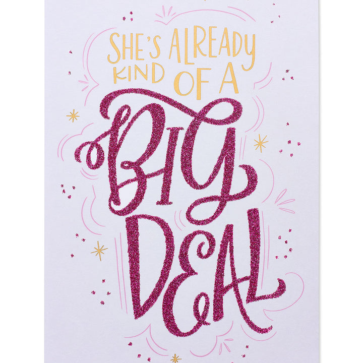 American Greetings Baby Shower Card for Girl (Haven't Met Her Yet)