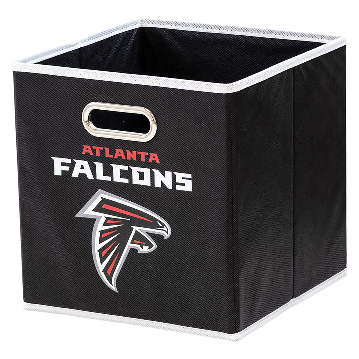 Franklin Sports NFL Storage Bins - Collapsible Cube Container + Storage Basket - NFL Office, Bedroom + Living Room Décor - 11"x11" Las Vegas Raiders