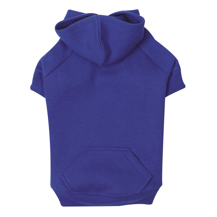 Zack & Zoey Basic Hoodie for Dogs, 20" Large, Nautical Blue