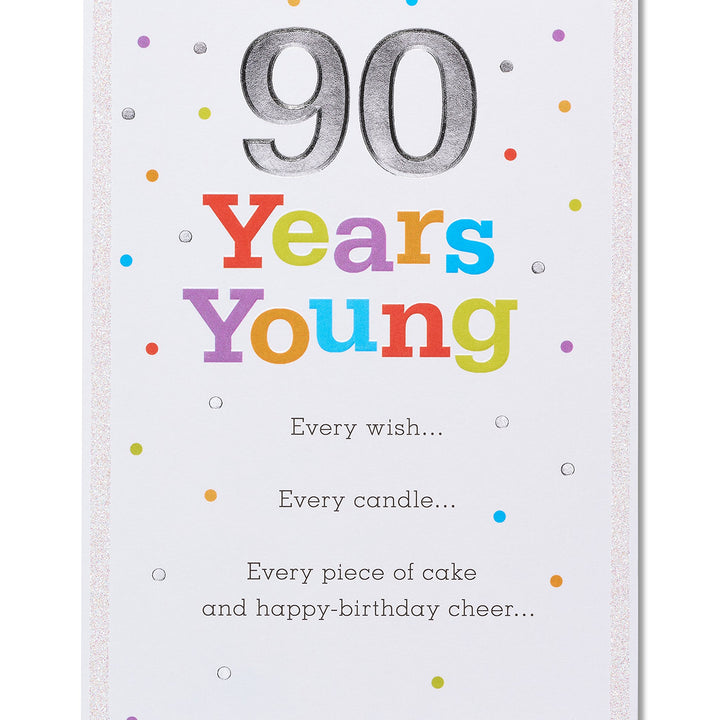 American Greetings 90th Birthday Card (90 Years Young) 90 Years Young