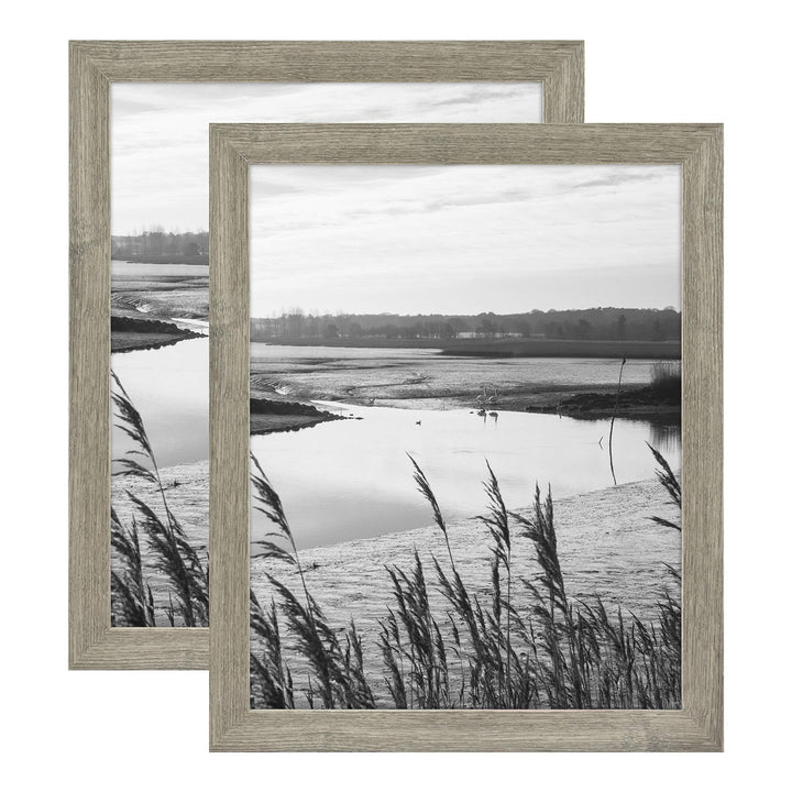 MCS Museum Poster Frame 20x27 Barnwood, Vertical & Horizontal Wall Hanging Large Picture Frame for Photos, Posters & Art Prints (1-Pack) 20 x 27 in Single