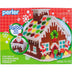 Perler Gingerbread House Christmas Fused Bead Kit for Kids' Crafts, Multicolor 10006 Piece, Small