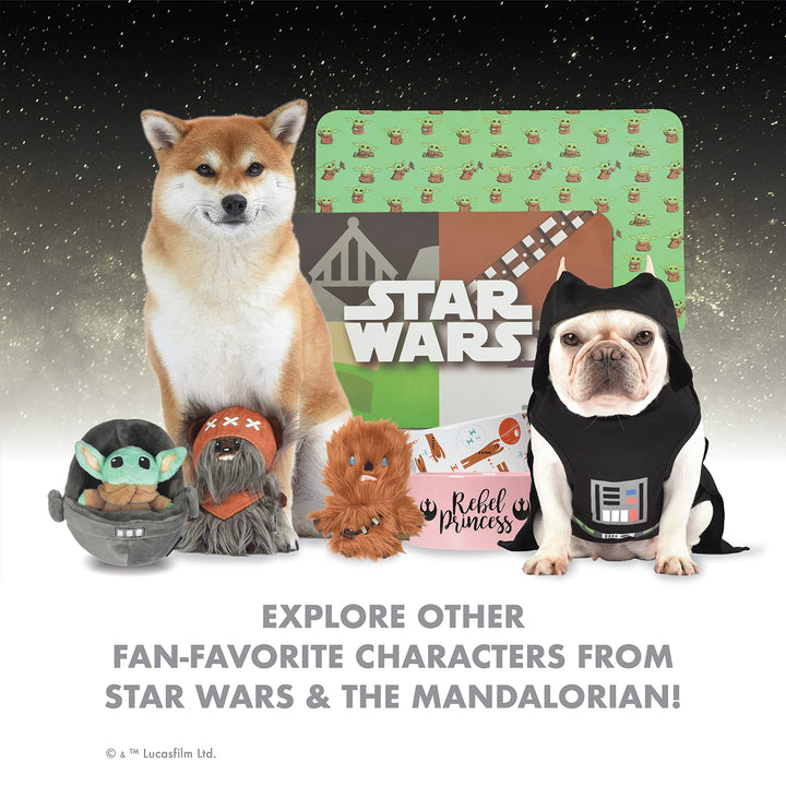 Star Wars Baby Yoda The Mandalorian The Child Burrow Dog Toy | Small Plush Toys Fabric Plush Dog Toy, Squeaky Plush Toys for Small Dogs, Hide and Seek Dog Toy,Multi,9 Inch,FF15144 9 Inch