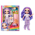 Rainbow High Jr High PJ Party - Violet, Purple 9" Posable Fashion Doll with Soft Onesie, Slippers, Fun Play Accessories, Great Toy Gift for Girls Kids Ages 4-12 Years