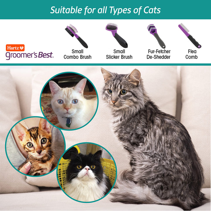 Groomer's Best Small Combo Brush for Cats and Small Dogs