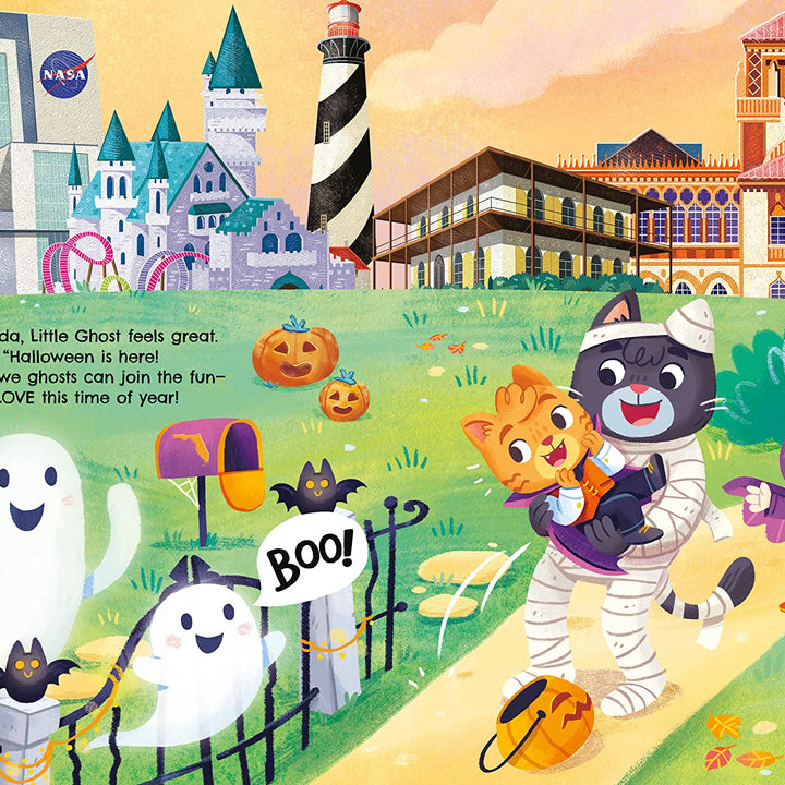 A Haunted Ghost Tour in Florida: A Funny, Not-So-Spooky Halloween Picture Book for Boys and Girls 3-7