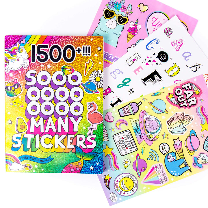 Just My Style 1500+ Sticker Book Assorted Stickers