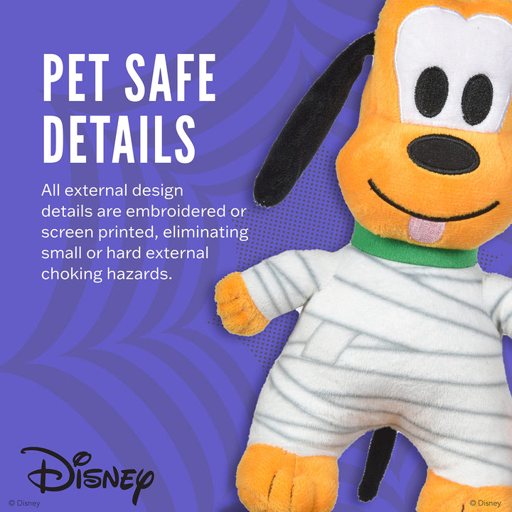 Disney for Pets 9" Halloween Plush Pluto Toy for Dogs | Pluto Plush Dog Toy | Pet Disney Toys for All Dogs, Officially Licensed Dog Toy Product of Disney for Pets 9 Inch