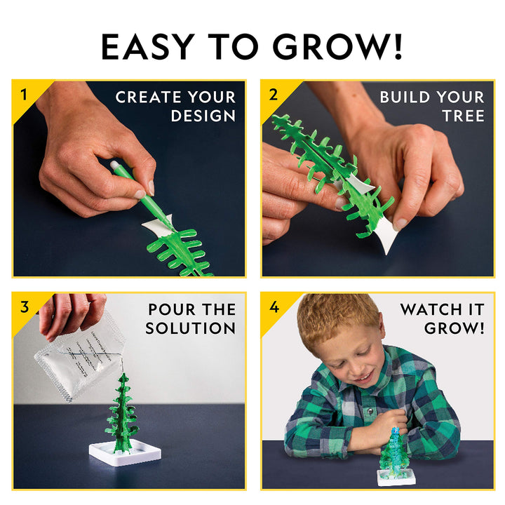 NATIONAL GEOGRAPHIC Craft Kits for Kids - Crystal Growing Kit - Grow a Crystal Garden in Just 6 Hours, Educational Craft includes Art Project, Geode, STEM Arts and Crafts for Girls (Exclusive)