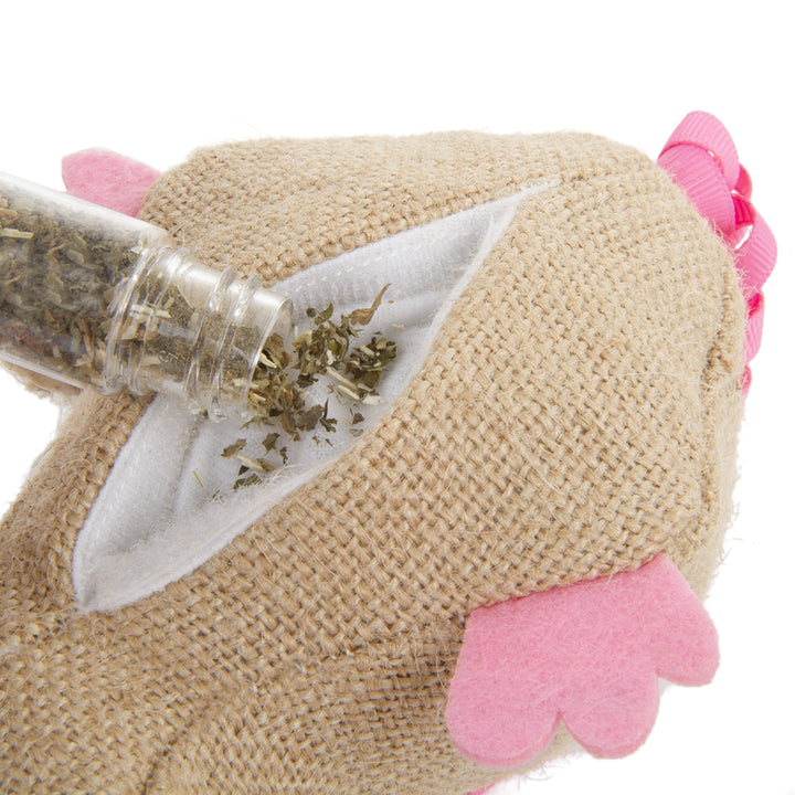 Petlinks Jeepers Creepers Refillable Kicker Cat Toy with Catnip Tube - Randomly Selected Color, One Size Set of 1 Jeepers Creepers (Randomly Selected Color)