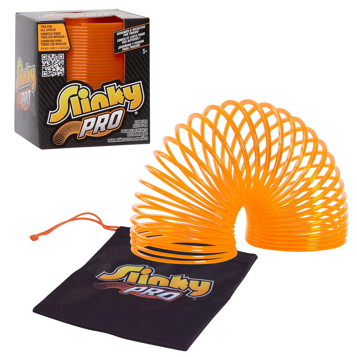 Slinky® Pro Orange, 1 Orange Slinky, Kids Toys for Ages 5 Up by Just Play