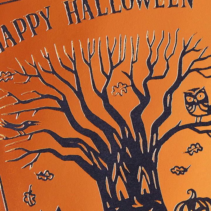 Hallmark Pack of Halloween Cards, Halloween Tree (6 Cards with Envelopes)