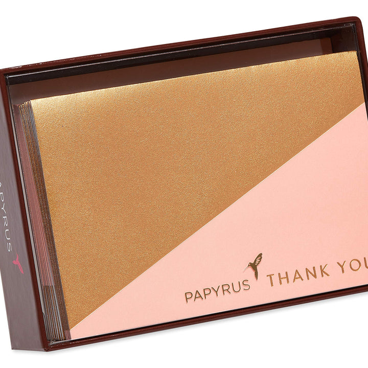 Papyrus Thank You Cards with Envelopes, Geometric (14-Count)