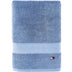 Tommy Hilfiger Modern American Solid Bath Towel, 30 X 54 Inches, 100% Cotton 574 GSM (Mist Blue) Mist Blue