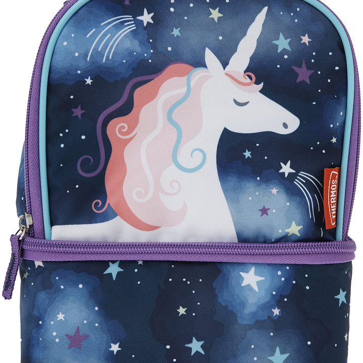 THERMOS Non-Licensed Dual Compartment Lunch Box, Space Unicorn