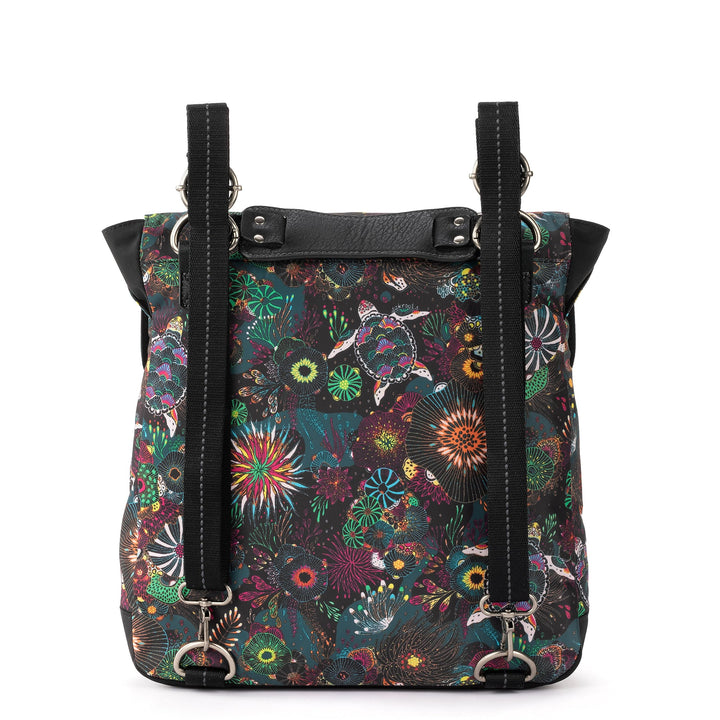 Sakroots Olympic Convertible Backpack Medium Rainbow Seascape