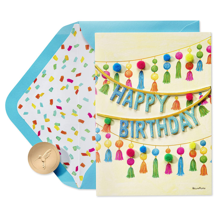 Papyrus Birthday Card - Designed by Bella Pilar (Celebrate the Day Away) Celebrate the Day Away