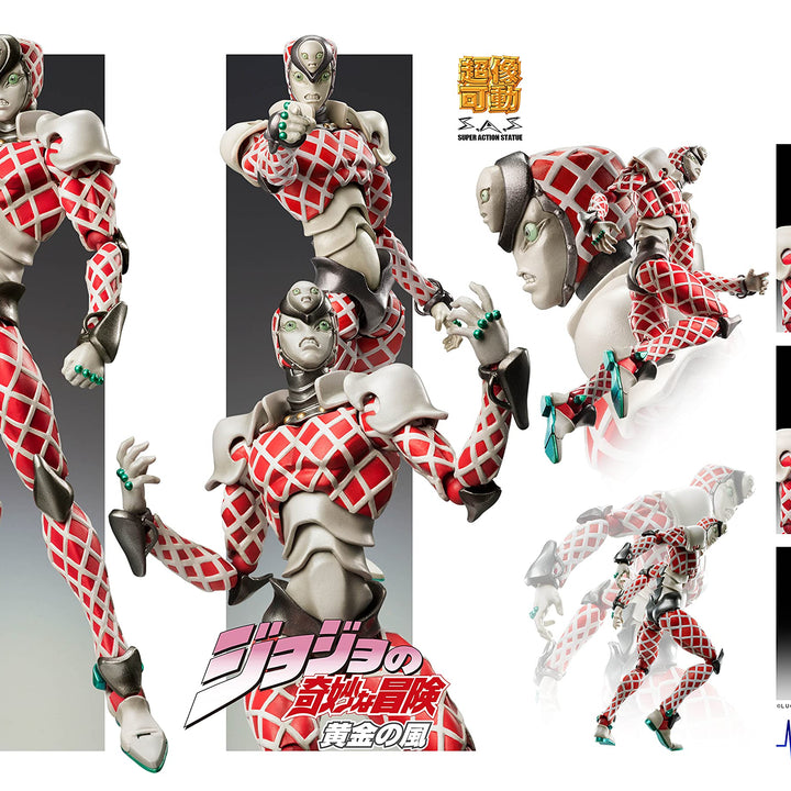 MEDICOS Super Statue Movable JoJo's Bizarre Adventure Part 5''''K C Approximately 6.3 inches (160 mm), PVC & ABS & Nylon Painted Action Figure, Multicolor (ME60322)