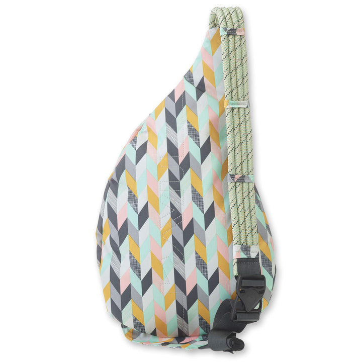 KAVU Original Rope Sling Bag Polyester Crossbody Backpack - Carbon Tribal One Size