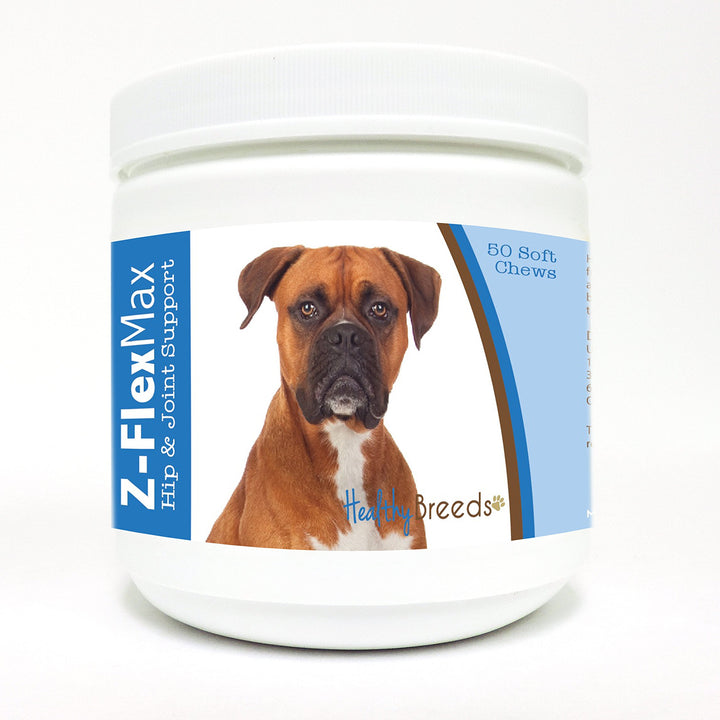 Healthy Breeds Boxer Z-Flex Max Hip and Joint Soft Chews 50 Count 50 Ct