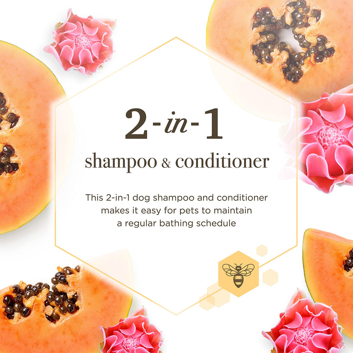 Burt's Bees for Pets Deodorizing Spray & Conditioner with Natural Papaya & Awapuhi Fragrance | Burt's Bees Dog Spray - Cruelty Free, Sulfate & Paraben Free, pH Balanced for Dogs - Made in USA, 8 Oz 8 Fl Oz (Pack of 1)